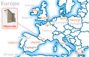 Localisation du chateau